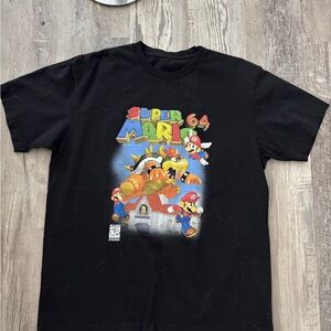 Super Mario 64 Black T-Shirt